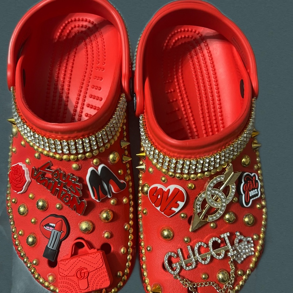 Bad girl Red Crocs